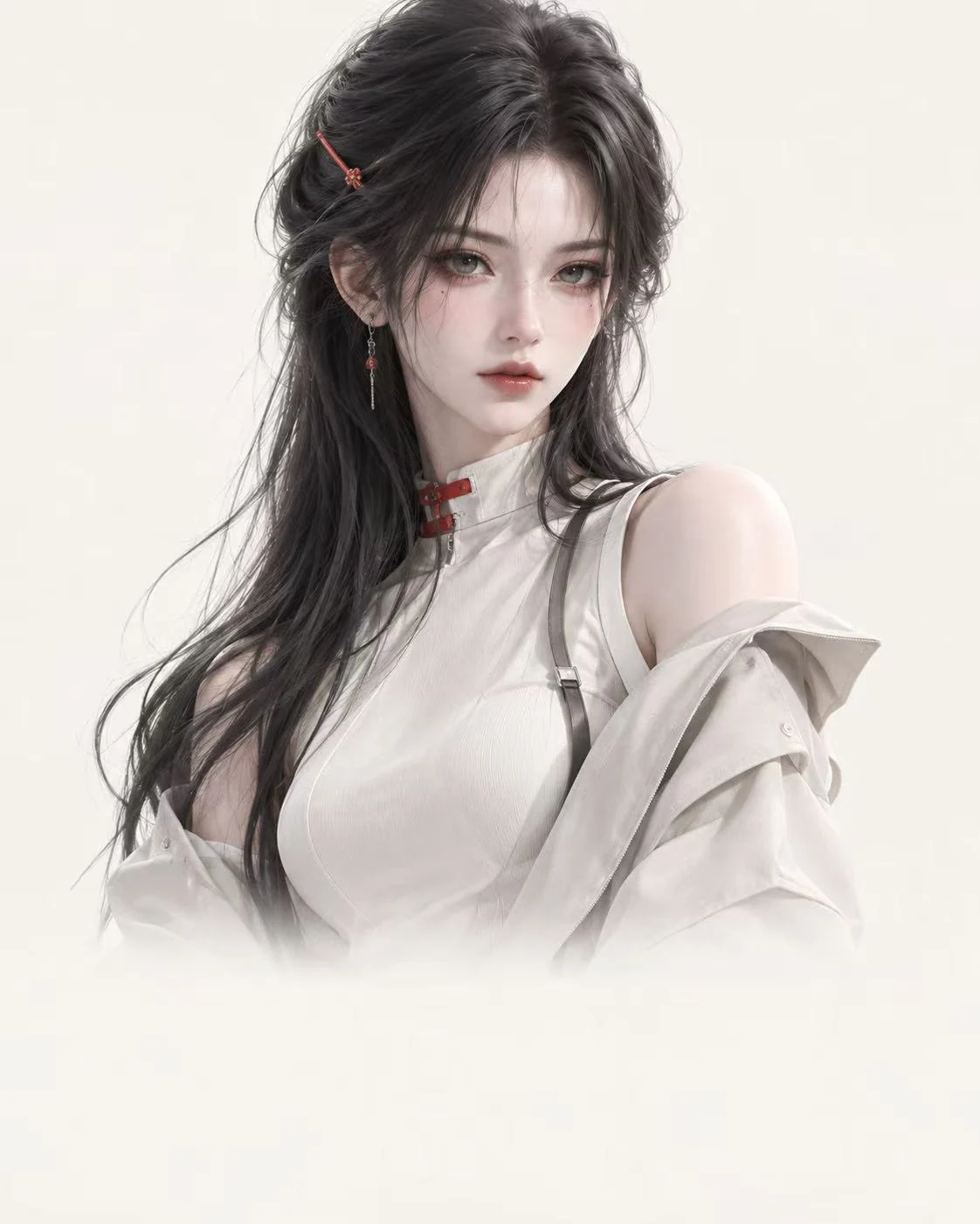 编辑风女主 · 竖版立绘
